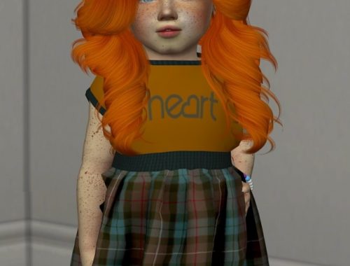 TSMINHSIMS SURGE HAIR KIDS AND TODDLER VERSION by Thiago Mitchell at REDHEADSIMS