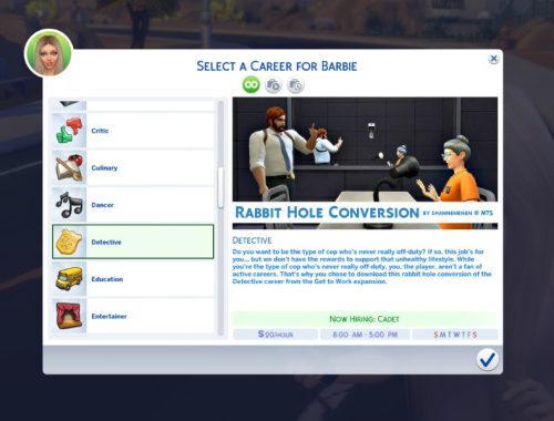 Detective Career: Rabbit Hole Conversion from GTW