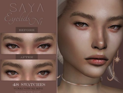 Eyelids N1 by SayaSims