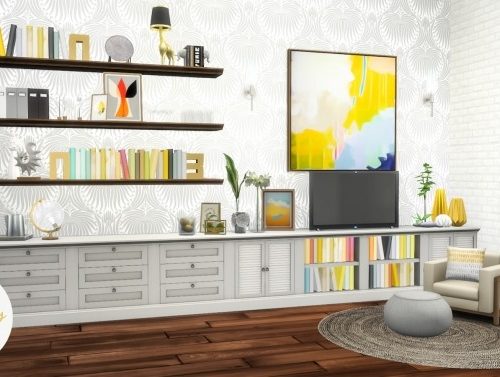 Hamptons Builtin Intergrated Furniture Options at Simsational Designs