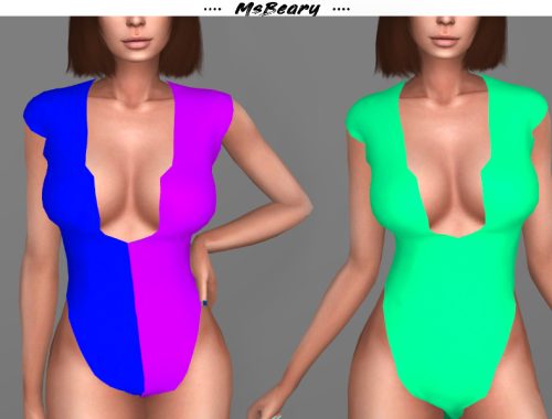 V-Neck Swimsuit