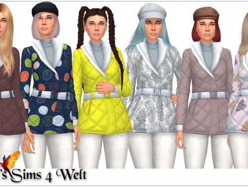 Winter Jacket Recolors at Annett’s Sims 4 Welt