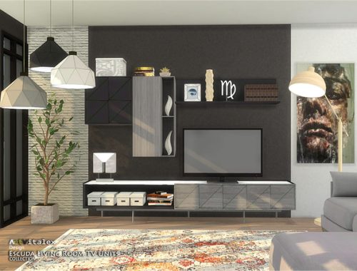 Escuda Living Room TV Units by ArtVitalex
