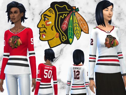 Ladies Chicago Blackhawks Jerseys
