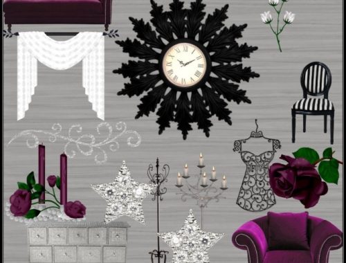 Ladies Night 30 Wall Decals at TaTschu`s Sims4-CC