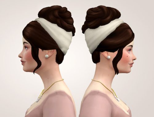 The Incomparable hairstyle Updo at Historical Sims Life