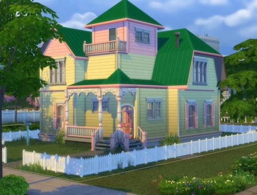 Pippi’s house Villa Villekulla at Alial Sim