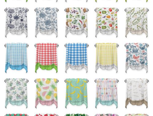 Cute Kitchen Valance at SimPlistic