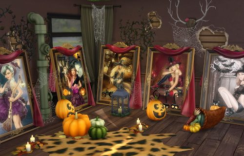 Witch Paintings at Annett’s Sims 4 Welt