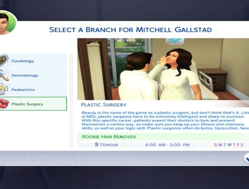 Medical career-Cardiology, Pediatrics, Plastic Surgery, and Dermatology