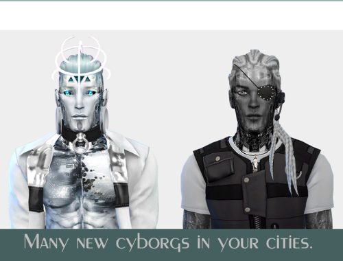 Cyber-skinton for male Serebrato
