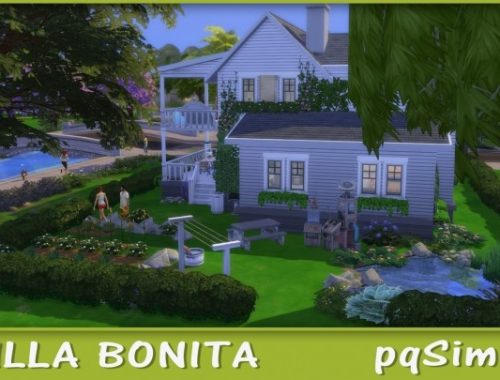 Villa Bonita Speed Build at pqSims4