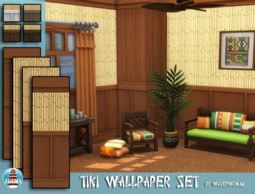 Tiki Themed Build Set by Waterwoman at Akisima
