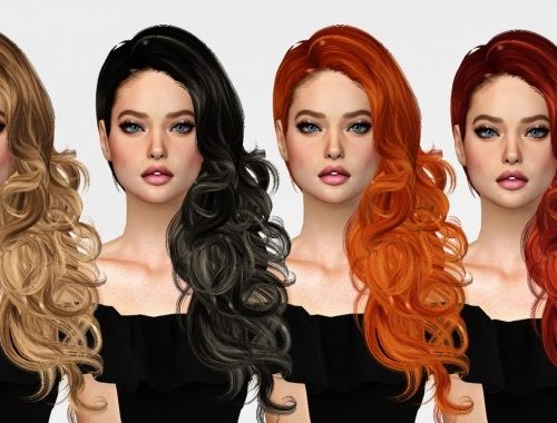 BLONDESIMS Jennisims Newsea BitterSweet hair retexture at REDHEADSIMS