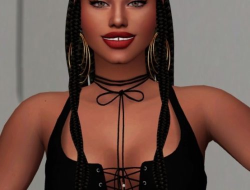 MOON HAIR by Thiago Mitchell at REDHEADSIMS