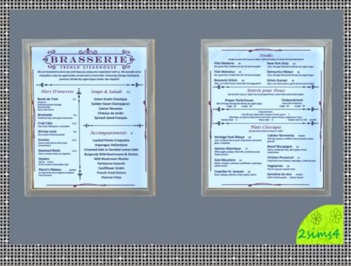 7 food menu by lurania