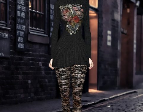 Base Game compatible Attitude Dress at Jenni Sims