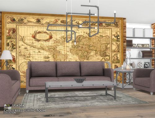 Chesterfield Living Room by ArtVitalex