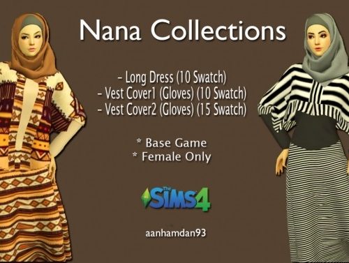 Hijab Model049 & Nana Collections With Happy Sweety Pose at Aan Hamdan Simmer93