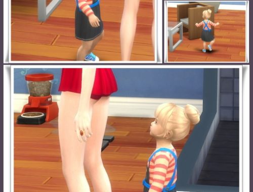 Little Bun Toddler hair at Birksches Sims Blog