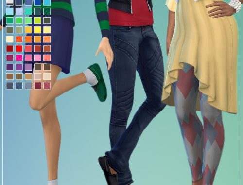 Kumquats fan made shoes pack by Standardheld at SimsWorkshop