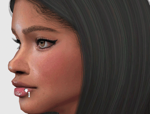 UPPER AND LOWER LIPS SLIDER by Thiago Mitchell at REDHEADSIMS