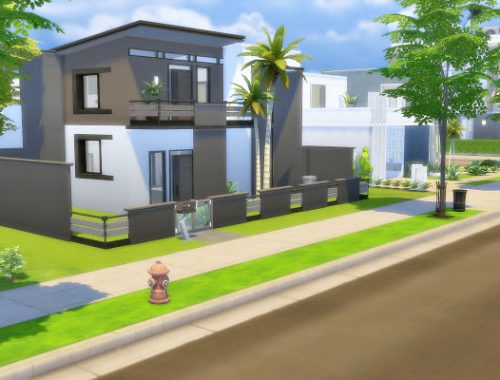 Modern Small House 40 at Via Sims