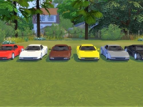 Ferrari Testarossa at LorySims