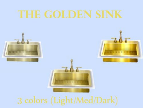 Golden Kitchen Sink