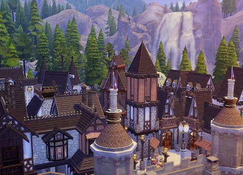 Fantasy Medieval Castle at Akai Sims – kaibellvert