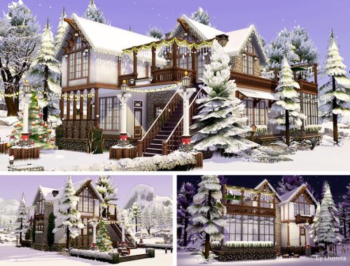 Christmas Joy cottage by Lhonna