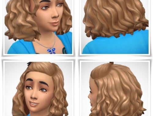 Girls ClipCurls hair