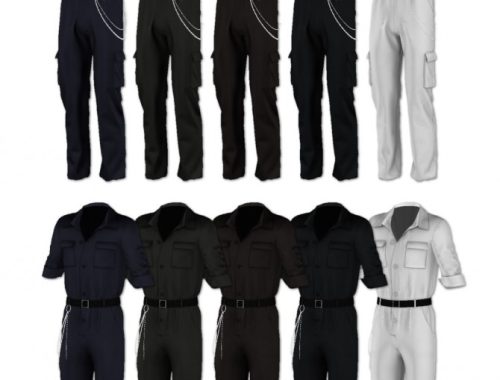 Shoot out coveralls at Rona Sims