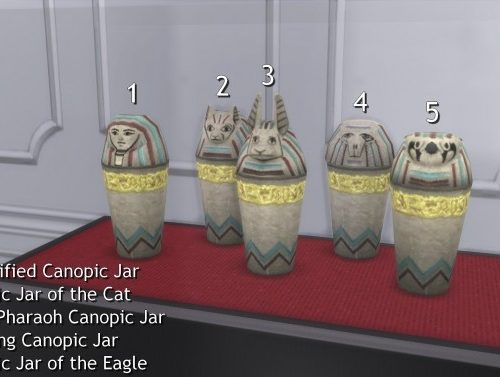 Egyptian Relics from TS3 by TheJim07