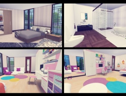 Riverside house at Simming With Mary