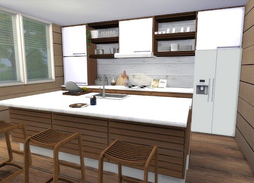 Modern Rustic Kitchen at Dinha Gamer
