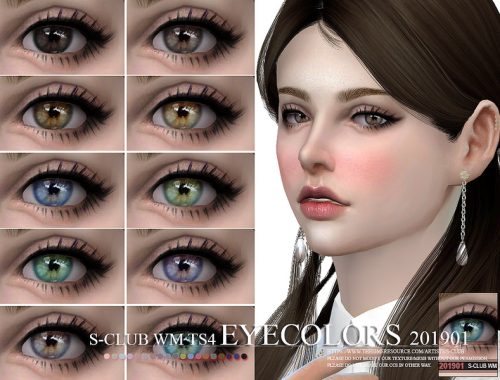 S-Club WM ts4 Eyecolors 201901