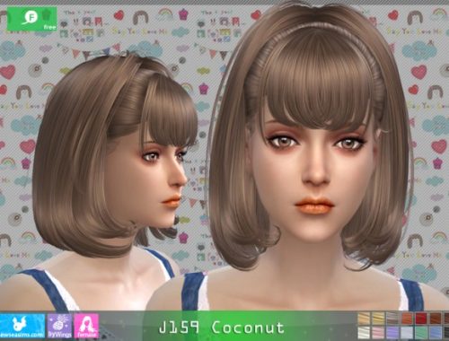 J159 Coconut hair