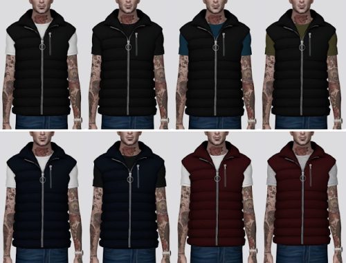 Puffer Vest V2 at Darte77