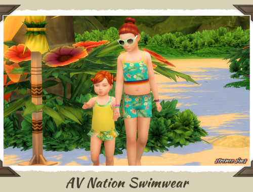 AV Nation Inspired Swimwear - Kids