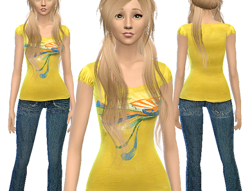 Sixsixsims Asian & Sunshine Ana outfits conversion