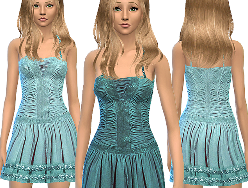 ChicChica two blue dresses conversion