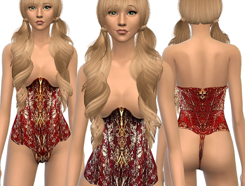 SimsMag French cancan set pt. 1 conversion