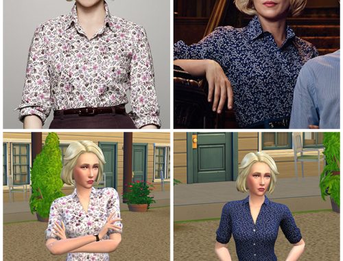'Norma' Blouse