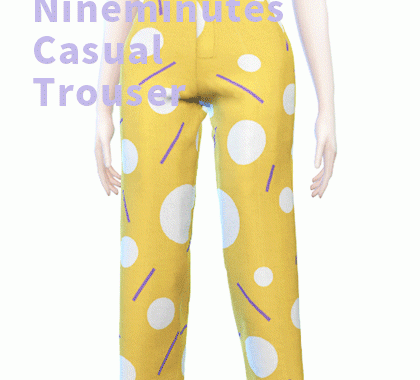 【CHARONLEE】Nineminutes casual trouser