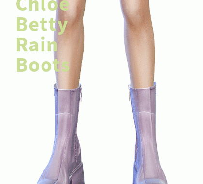 【CHARONLEE】 Chloé betty rain boots