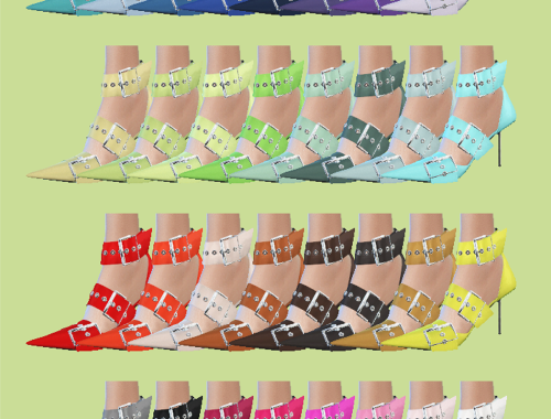 【CHARONLEE】Balenciaga belt pumps