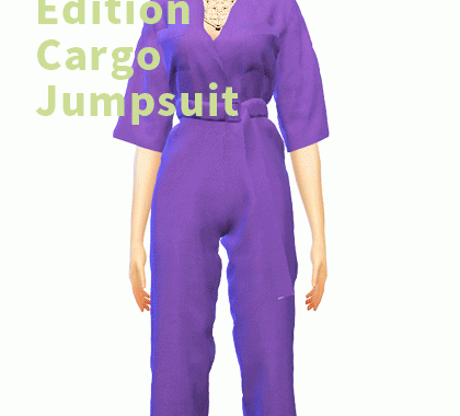【CHARONLEE】Edition cargo jumpsuit