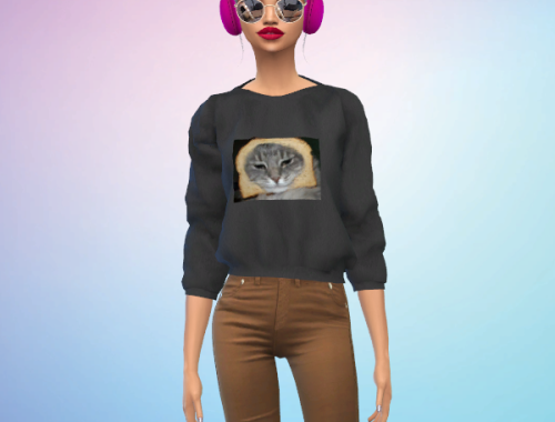 Jessica Sweatshirt Recolor: Cat Edition