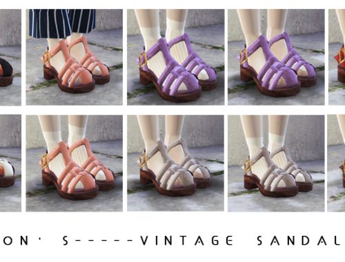 【CHARONLEE】Vintage Sandals